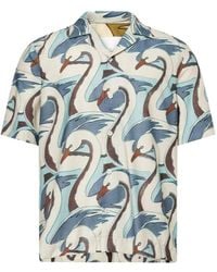 Paul Smith - Swan-Print Shirt - Lyst