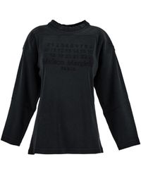 Maison Margiela - Long-Sleeved Crewneck Sweatshirt - Lyst