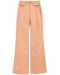 Chloé - Chloé High-Waisted Flared Jeans - Lyst