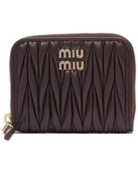 Miu Miu - Zip Wallet - Lyst