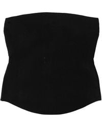 Jonathan Simkhai - Shawn Strapless Recycled Knitted Bustier Top - Lyst