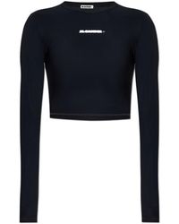 Jil Sander - Cropped Swim Top - Lyst