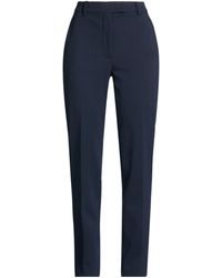 Max Mara - Solid Stretch Slim Pants - Lyst