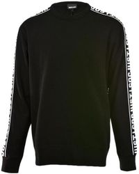 Just Cavalli - Logo Embroidered Sports Sweater - Lyst