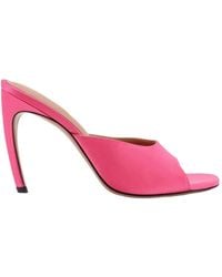The Attico - Betta Rounded-Toe Sandals - Lyst