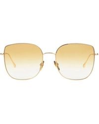 Isabel Marant - Metal Rectangular Frame Sunglasses - Lyst
