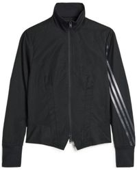 Y-3 - Logo Stripe Zip-Up Jacket - Lyst