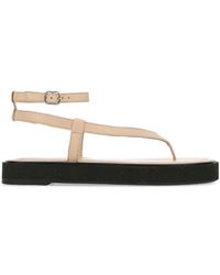 BY FAR - Cece Flatform Sandals - Lyst