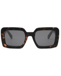 Celine - Logo Sunglasses - Lyst