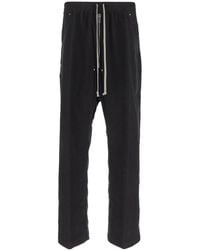Rick Owens - Bela Dropped Crotch Drawstring Trousers - Lyst