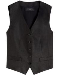 Weekend by Maxmara - Button V-Neck Waistcoat - Lyst