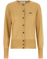 Vivienne Westwood - Logo Embroidered Buttoned Cardigan - Lyst