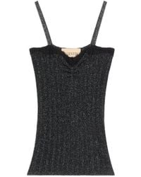 Valentino - Lurex Knit Top - Lyst