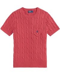 Polo Ralph Lauren - Short-Sleeved Crewneck Jumper - Lyst