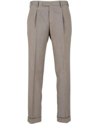 PT01 - Casual Trousers With Belt Loops - Lyst