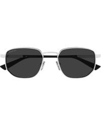 Gucci - Eyewear Rectangle Frame Sunglasses - Lyst