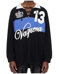 VAQUERA - Long-Sleeves Polo Top - Lyst