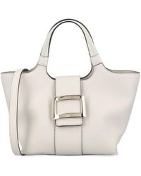 Roger Vivier - Buckle Detailed Tote Bag - Lyst
