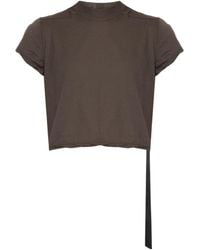 Rick Owens - Temple Cropped T-Shirt - Lyst