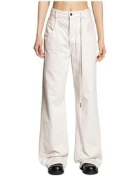Ann Demeulemeester - Belted Jeans - Lyst