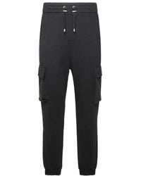 Balmain - Pocket Detailed Drawstring Cargo Trousers - Lyst