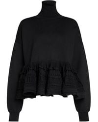Alaïa - Alaïa Long-Sleeved Roll-Neck Jumper - Lyst