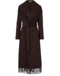Jonathan Simkhai - Fringed Wool-Blend Coat - Lyst