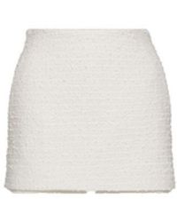 Valentino - Knitted Tweed Mini Skort - Lyst