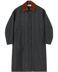 Rohe - Plaid Mid-Length Coat - Lyst