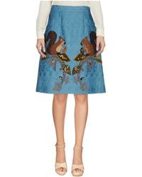 Dolce & Gabbana - Minimalist Midi Skirt - Lyst