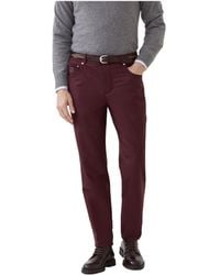 Brunello Cucinelli - Logo-Embroidered Trousers - Lyst