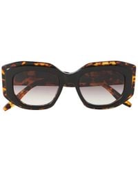Barton Perreira - Square-Frame Tortoiseshell Acetate Sunglasses - Lyst