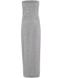ROTATE BIRGER CHRISTENSEN - Beaded Maxi Tube Dress - Lyst