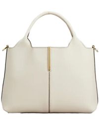 Tod's - Logo Detailed Top Handle Bag - Lyst