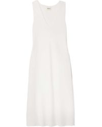 KHAITE - Keran Stretch-Knit Midi Dress - Lyst