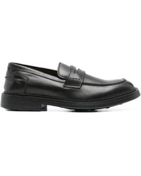 Doucal's - Penny-Slot Leather Loafers - Lyst