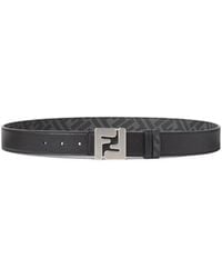 Fendi - Ff Squared Reversible Belt - Lyst