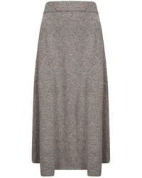 Weekend by Maxmara - Wkdaloa Flared Midi Tweed Skirt - Lyst
