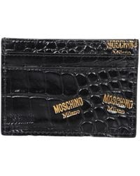Moschino - Embossed Card Holder - Lyst
