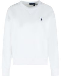 Polo Ralph Lauren - Logo Embroidered Crewneck Sweatshirt - Lyst
