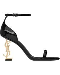 Saint Laurent - Opyum Open Toe Sandals - Lyst