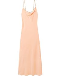 Rabanne - Rabanne Chain-Strap Long Dress - Lyst