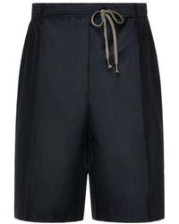 Maison Margiela - Cotton Drawstring Shorts - Lyst