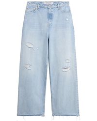 Golden Goose - Wide-Leg Distressed Jeans - Lyst
