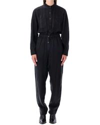 Isabel Marant - Isabel Marant Étoile Long-Sleeved Buttoned Jumpsuit - Lyst