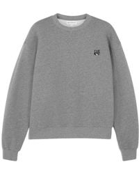 Maison Kitsuné - Maison Kitsuné Fox Head Crewneck Sweatshirt - Lyst