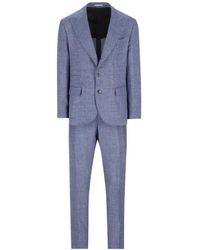 Brunello Cucinelli - Single-Breasted Tailored Suit - Lyst