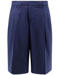 Ami Paris - Ami Pleated Tailored Shorts - Lyst