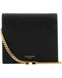 Thom Browne - Rwb Stripe Strapped Wallet - Lyst