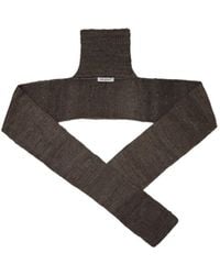 Our Legacy - Mock One-Piece Ribbed Turtleneck Scarf - Lyst